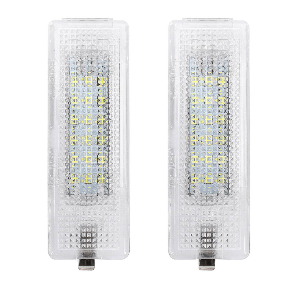 2X Led Luggage Compartment Trunk Boot Lights 12V For Caddy Cc Sharan 4712810501252