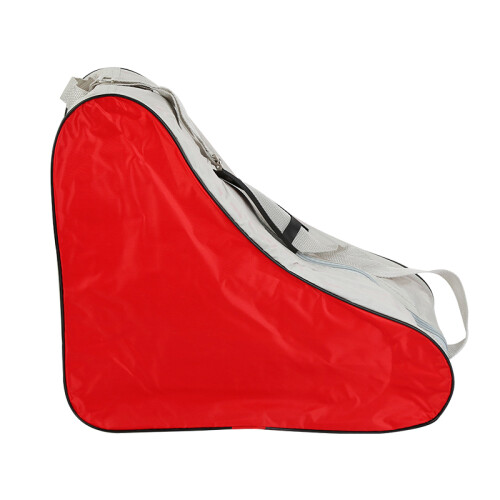 (Red) Adjustable Roller Skate Bag for Ice/Inline Skates 2