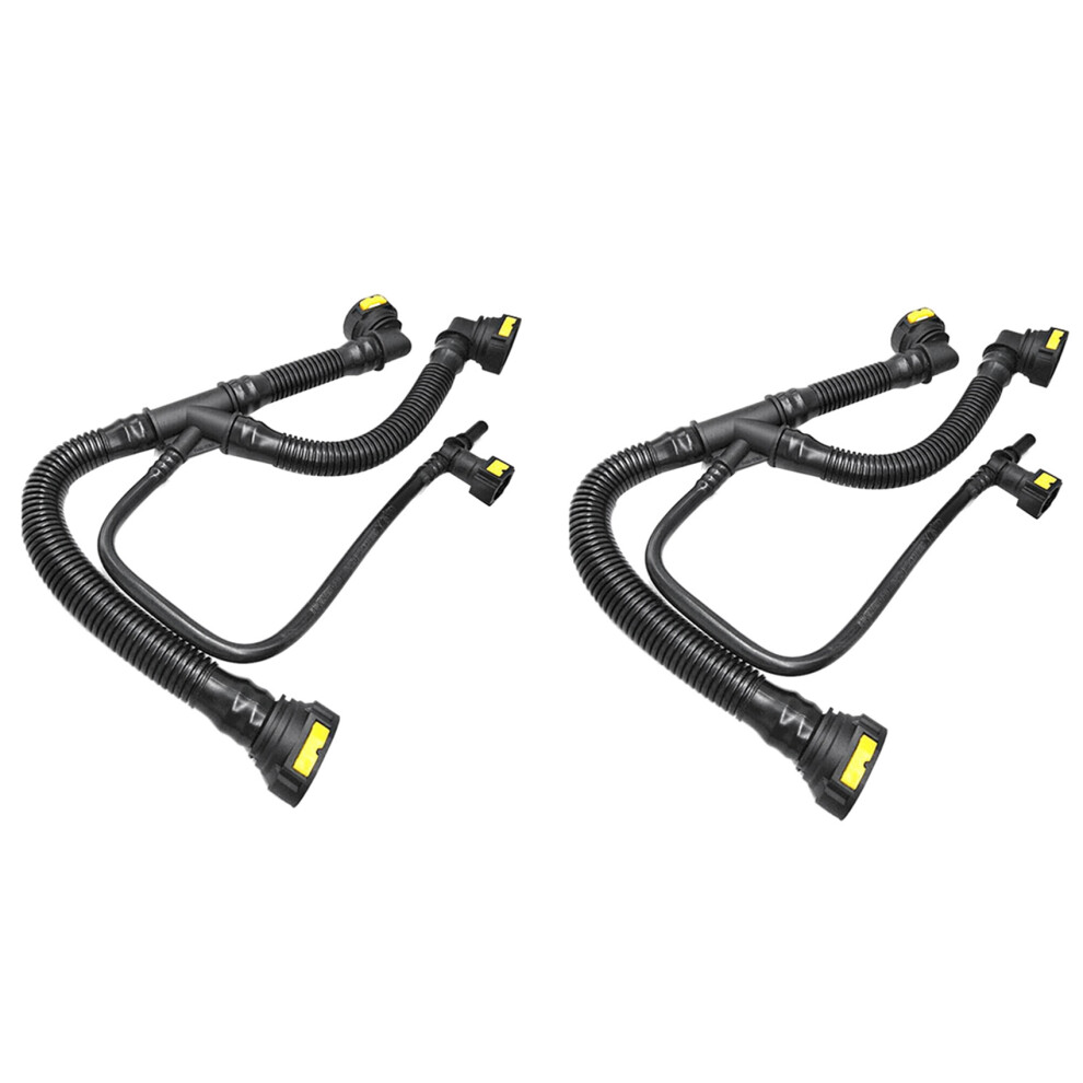 2X Car Engine Crankcase Breather Hose Pipes For 206 207 307 308 408 1.6 16V 1192W0 9675884280 6033232279924