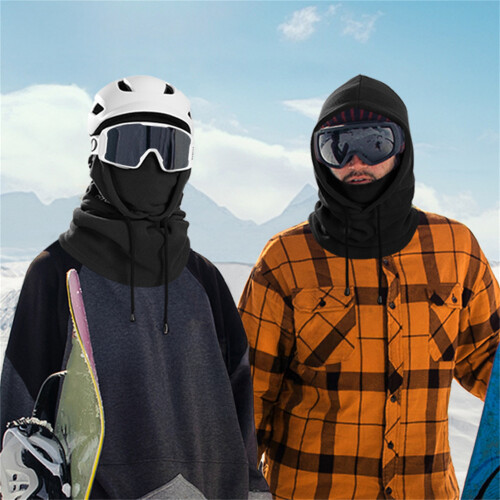 (Black Black, M) Ski Gloves e Gorro Térmico Impermeável para Neve 2