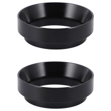 2pcs 58MM Stainless Steel Intelligent Dosing Ring for Brewing Bowl Coffee Powder Espresso Barista Tool Tamper Funnel