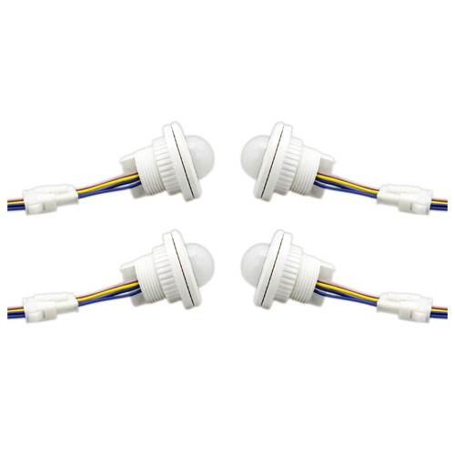 4X  PIR Infrared Motion Sensor Detection 220V Adjustable  Infrared Automatic LED Light Witch