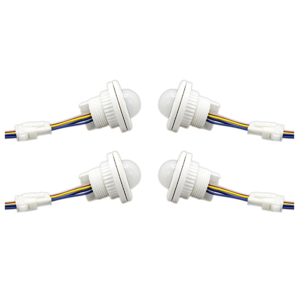 4X Pir Infrared Motion Sensor Detection 220V Adjustable Infrared Automatic Led Witch Light 6031055216829