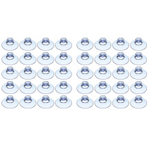 200Pcs Transparent Suction Cups, Plastic Suction Cups, Pads Without Hooks for Outdoor, Kitchen,Bathroom,Window 20mm
