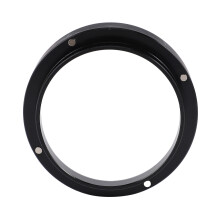 2pcs 58MM Stainless Steel Intelligent Dosing Ring for Brewing Bowl Coffee Powder Espresso Barista Tool Tamper Funnel