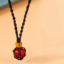 5X Suporte de Pedra Vazio para Cordão de Colar, Cordão de Colar para Cristais, Suporte de Pedra Pendente Suporte de Colar Ajustável Pendente
