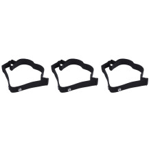 3X Fascia Toracica per Polar Wahoo per Cardiofrequenzimetro Wireless Sportivo,Nero