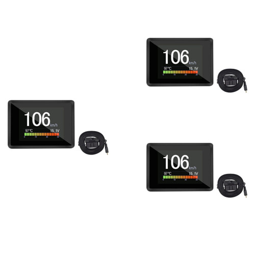 3X for Car A203 OBD2 -Board Computer Car Digital Computer Trip Display Speed Fuel Consumption Gauge OBD2 Scanner