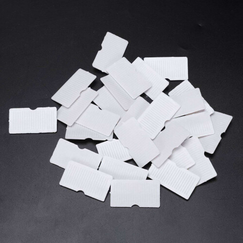 180Pcs Shelf Cabinet 90 Degree Plastic Corner Braces Angle Brackets White