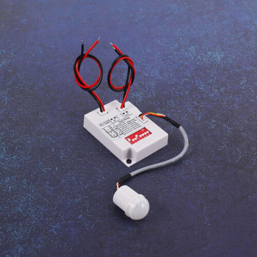 2X 12V 24V PIR Motion Sensor  IR Infrared Human Induction  Delay Relay  Corridor LED Light Timer 2