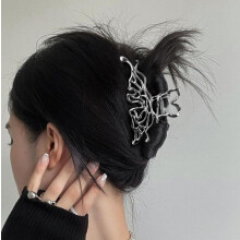 (6) Luxury Metal Hair Claw Clips for Women