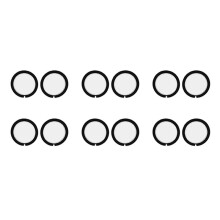 12X Lens Guards Camera Body Sticky Protector Cover Kits Lens Cap with Adhesive for Insta 360 ONE X2