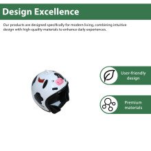 (Cows, 4.5 4) Pet Chicken Helmet - Lightweight, Adjustable Safety Hat