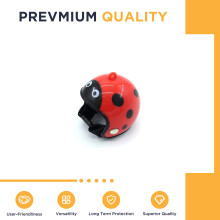 (Ladybug, 4.5 4) Pet Chicken Helmet - Lightweight, Adjustable Safety Hat
