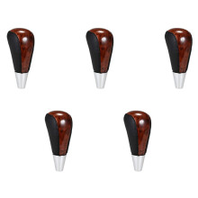 5X Car Shift Lever Knob Gear Shift Knob Lever Shifter for Prado Hilux 2011 Crown RAV4 Fortune 2012 Black
