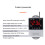 3X Wireless Wifi Temperature Controller Thermostat AC110-220V DTC1201 NTC Sensor Digital Display APP Control for Home 3