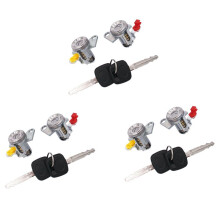6x Car Door Lock with Key (L+R) for  AE100 93-97 GEO PRIZM 69051-12340 69052-12360