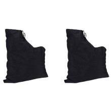 2X Bladblazer Zak met Ritssluiting Bodem Dump Bladblazer VacuüMzak Verzamel Blad voor Tuin Gazon Past op Blazers Stofzuigers