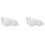 2X Right Side for - E Class W212 2009-2012 E300 E350 E63 Headlight Lens Cover  Light Shade Shell Cover 1