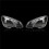 2X Right Side for - E Class W212 2009-2012 E300 E350 E63 Headlight Lens Cover  Light Shade Shell Cover 2