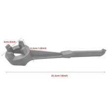 2X Aluminum Drum Plug Wrench for Opening 10 15 20 30 50 55 Gallon Drums, Suitable for 2 Inch and 3/4 Inch Lids