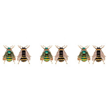 6X Broches En Émail D'Animaux D'Insectes Naturels À la Mode Épingles D'Abeille En Alliage Vintage pour Bijoux pour Femmes, Abeille