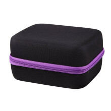 2X 6Colors Essential Oil Case 30 Bottles 10Ml Perfume Oil Essential Oil Box Travel Portable Bag
