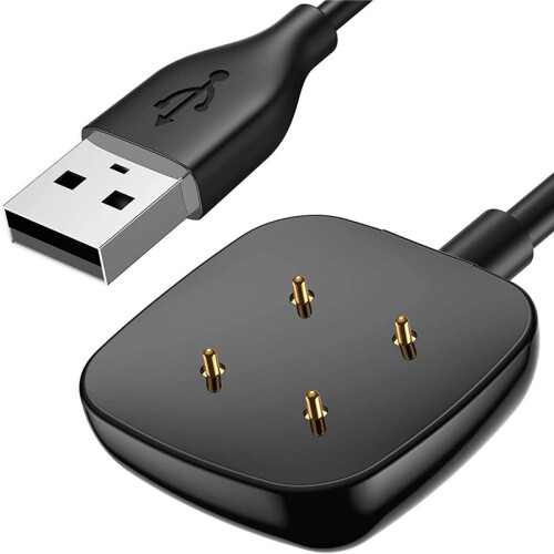 4Pack 3.3 FT Charger Cable USB Charging Dock for  Sense/Versa 3 Smartwatch 2