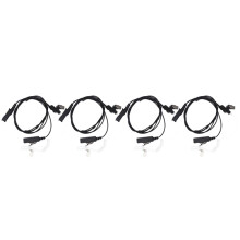4X Walkie Talkie Air Acoustic Tube PPT Headset Earpiece for Xir P6600 P6620 XPR3300 XPR3500 MTP3250