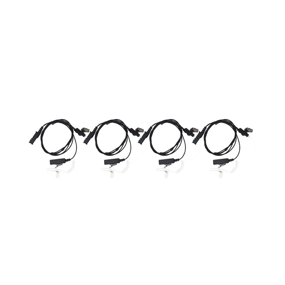 4X Walkie Talkie Air Acoustic Tube Ppt Headset Earpiece For Xir P6600 P6620 Xpr3300 Xpr3500 Mtp3250 4711643124539