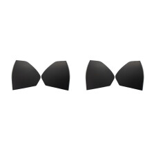4X Guscio di Rivestimento Nel Plastica per Porta Anteriore Nel Plastica Nera W211 per   Classe E W211 2003-2009 2117270148 2117270248