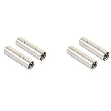 XLR Male To Male Adapter, XLR 3 Pin Male To 3 Pin Male Connector Coupler, Microphone Adapter -4 Pack