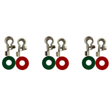 3 Pair Battery Terminals Connectors Clamps Copper Battery Terminal Kit with Battery Corrosion Terminal Protectors 17mm