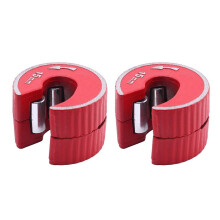 2X Round Pipe Tube Cutter Aluminium Alloy Body Self Locking for Copper Tube Aluminium PVC Plastic Pipe Cutting Tool 15mm