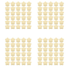 Pratos de Papel em Forma de Estrela de 120 Peças de Ouro Descartáveis Prato de Festa Pentagrama Prato de Louça para Utensílios de Mesa, Ouro