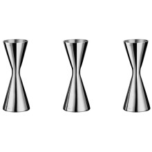 3X Rostfritt StåL MåTtkopp Double  Bar Party Vin Cocktail Shaker Jigger 45Ml