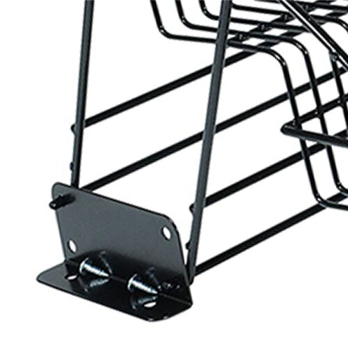 2X Metal 3-Tier Pull Down Spice Rack -  Retractable Large Capacity Kitchen Storage Shelf Organizer A 1