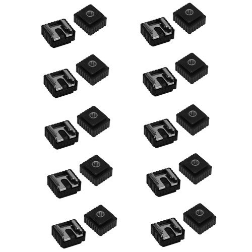 20Pcs Flash Hot Shoe Mount Adapter to 1/4 Inch Thread for Studio Light Stand Tripod 1