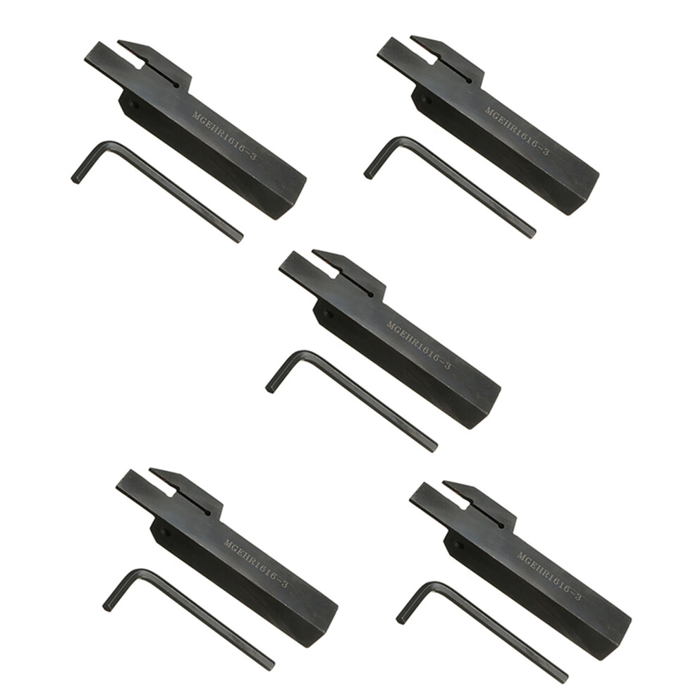 5X Mgehr1616-3 Lathe Cut Off Grooving Parting Tool Holder For Mgmn300 Insert Cnc 6031805608089