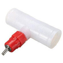 Chicken Nipples Tee Fittings - Fully Automatic Poultry Waterers Kit Chicken Water Drinker 40 Pack