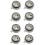 8X NH35 Movement Day Date Set High Accuracy Automatic Mechanical Watch Wrist 2