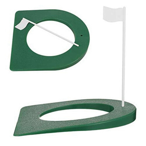 4 Pcs  Putting Cup and Flag  Putting Hole Practice Aids with Flag for  Putting Training Mat 1