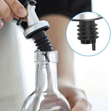 8 Stück Öl Stopper Pourer, Auslaufsicherer Flaschen Ausgießer, Auslaufsicheres Oliven Öl mit  Schutz Kappe für Öl, Oliven Öl, Essig