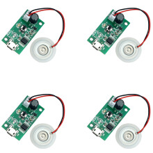 4pièces 20MM Ultrasonique Brumisateur Atomiseur Transducteur Atomiseur Film Plaque Accessoires Humidificateur Joint En Caoutchouc
