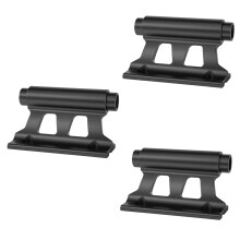 3X MTB Bike Fork Mount Quick Release Fork Mount Truck Bicycle Carrier Fixed Clip Luggage Rack with Thru Axle Black