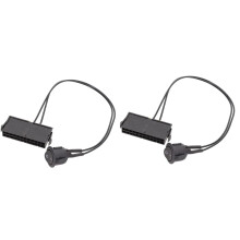 2X 24 Pinos FêMea ATX PSU Fonte de Alimentação Testador de Inicialização Jumper Liga/Desliga Cabo Interruptor 18AWG 30cm