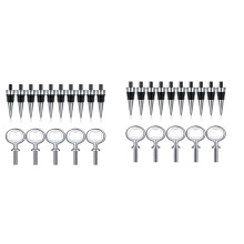 20Pcs Wine Stopper and 10Pcs Blank Bottle Opener Bottle Opener Inserts Set Hardware for Wedding Party Turning DIY