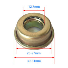 8X Diving Fork Bearing Inner Diameter 1/2 Inch 12.7X27X30mm Wheelchair Accessories H009 / H005 Wheelchair Bowl Bearing