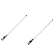2X NL550 136-174/400-470MHz VHF UHF Dual Band Glasfaser Antenne