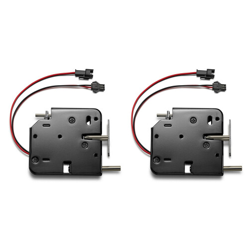 2X 12V 2A Intelligent Electronic Control Electromagnetic Lock,Locker Express Cabinet Lock, Access Control System Cabinet 1